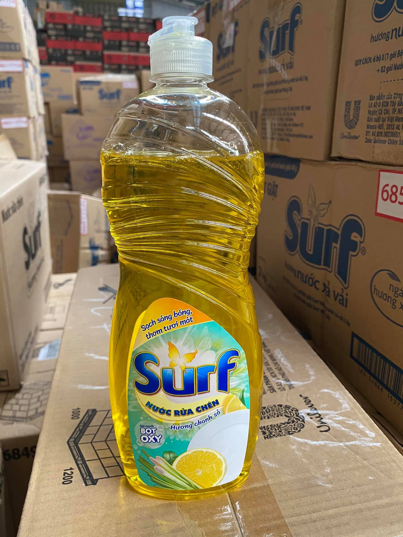 Nước Rửa Chén Surf hương tắc 750g