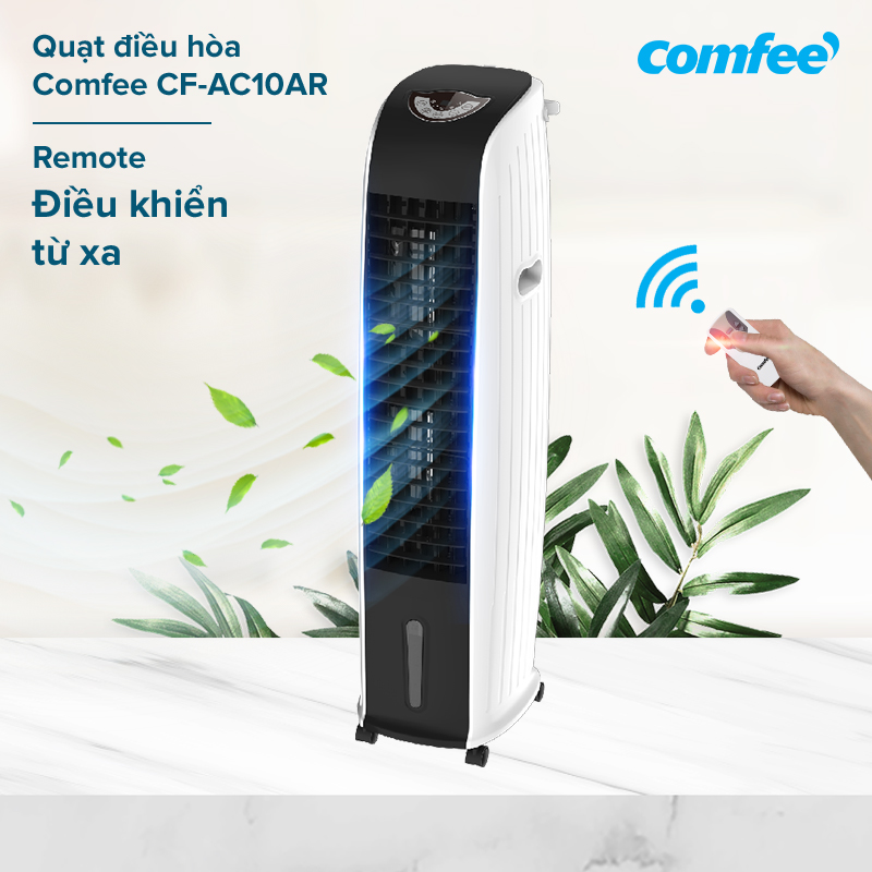 (HCM) QUẠT HƠI NƯỚC COMFEE CF-AC10AR ( 10 LÍT ) ĐIỀU KHIỂN REMOS