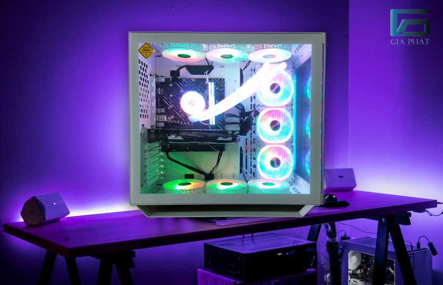 Vỏ máy tính Case VSP ES5 bể cá (ATX/MICRO-ATX/MINI-ATX)(TRẮNG/HỒNG/ĐEN)(KHÔNG FAN) Chính hãng