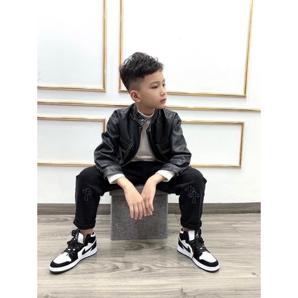 Giày JORDAN cao cổ siêu chất cho bé trai và bé gái( hàng có hộp)