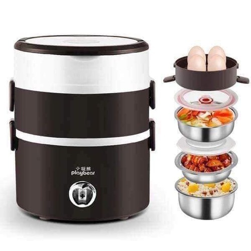 CẶP LỒNG Ủ CƠM 3 TẦNG INOX CẮM ĐIỆN