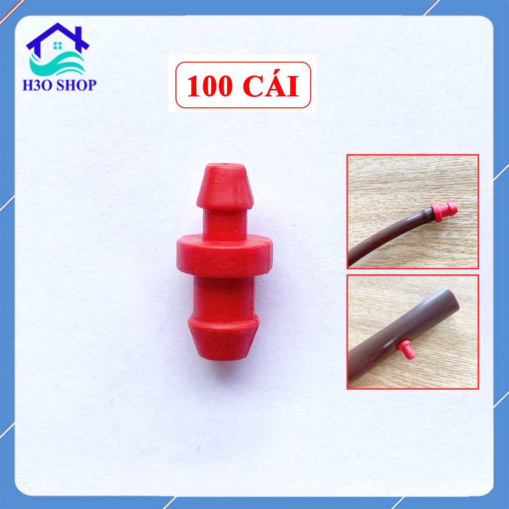 100 cái - bịt ống pe/ldpe 6mm - 8mm