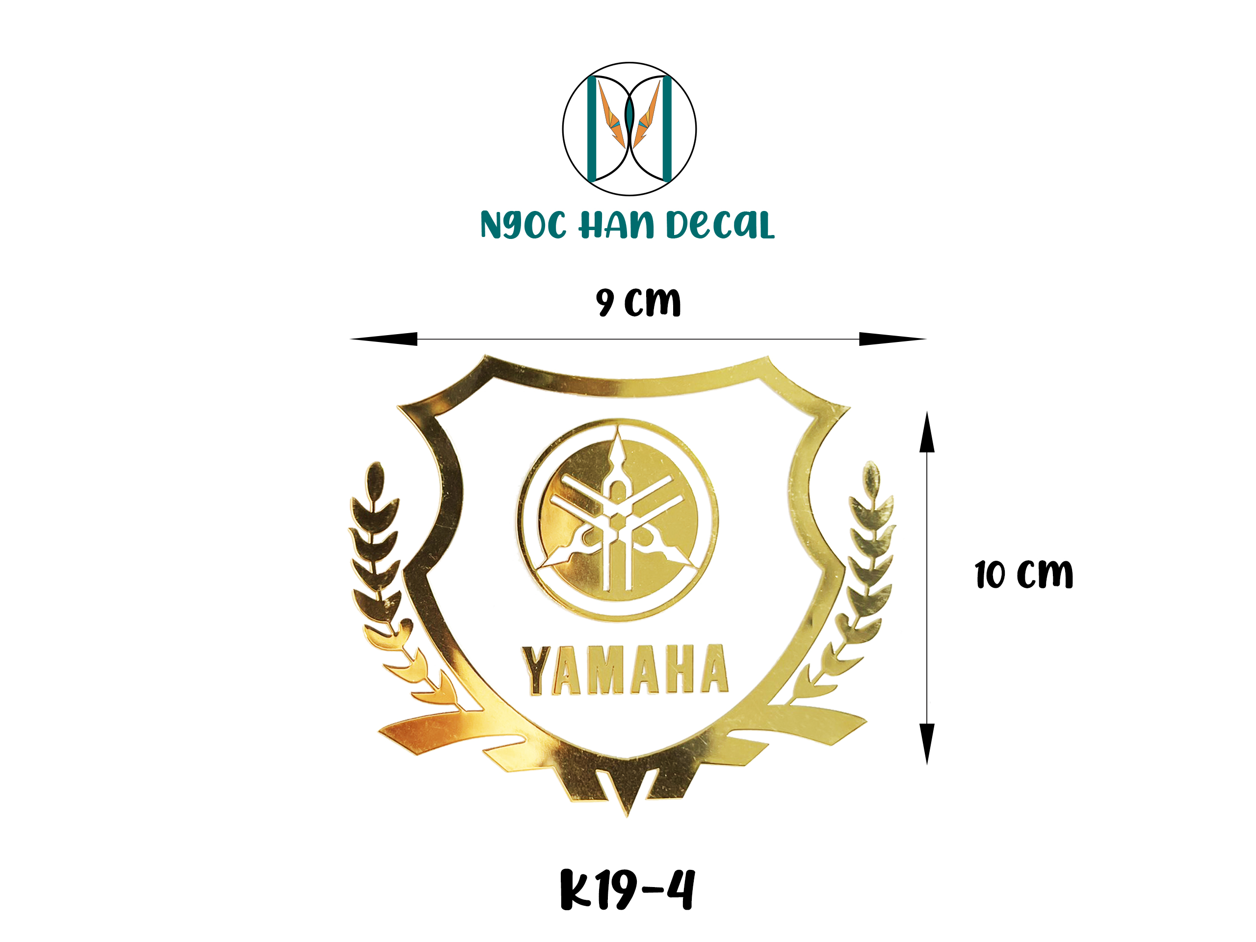Tem Nổi Logo Yamaha Siêu Đẹp