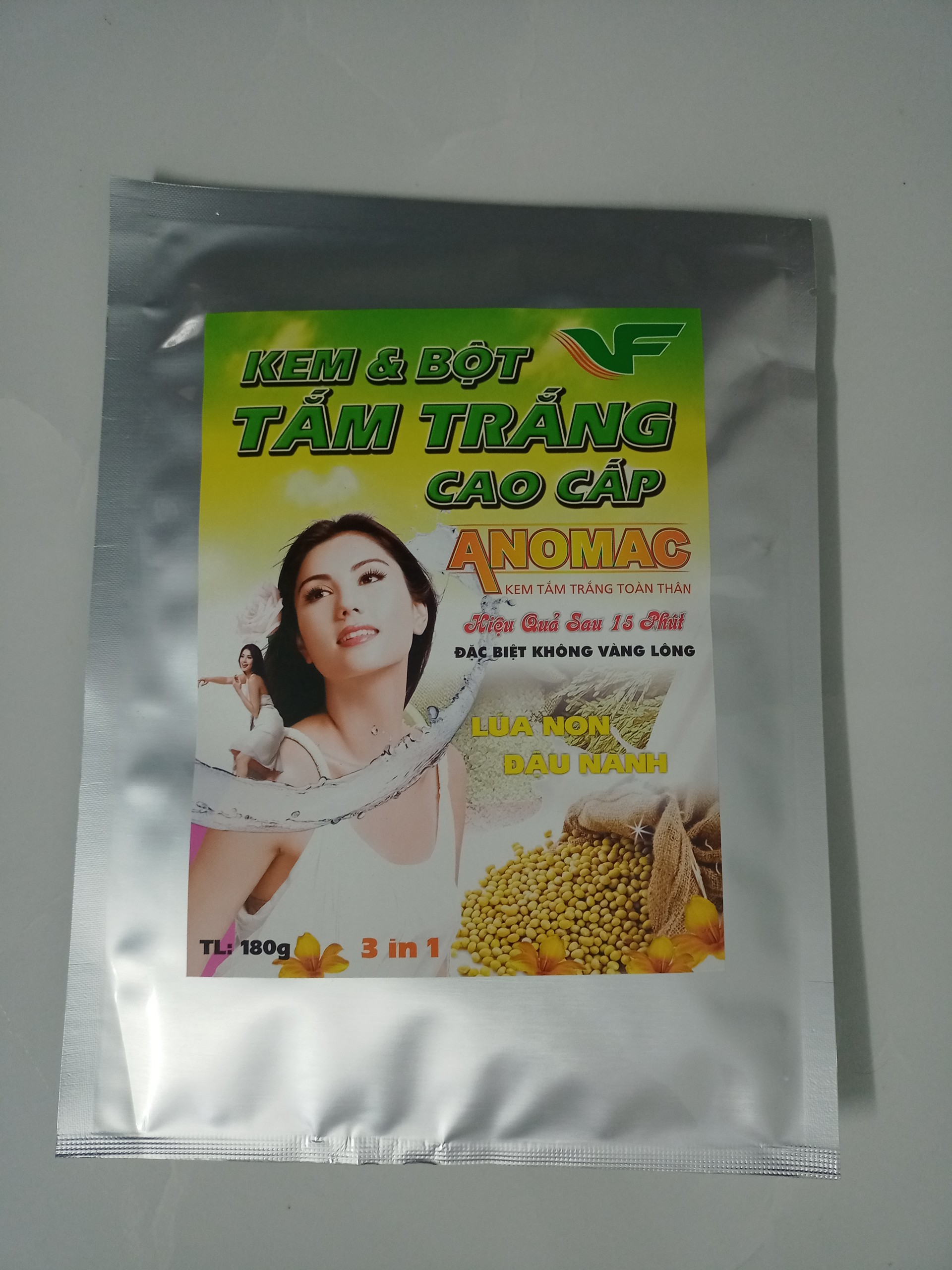 Kem và bột tắm trắng cao cấp Anomac TVF