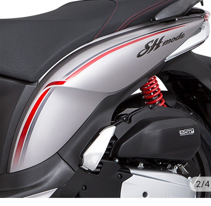 Tem xe SH mode 125cc – Đỏ/Bạc