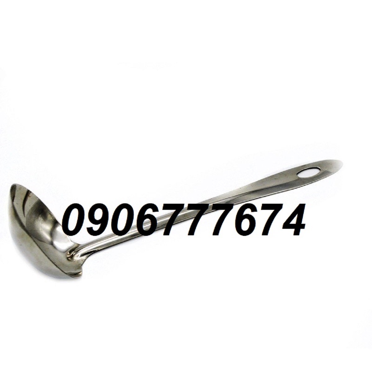 VÁ / MUÔI inox cán hình giọt nước bền đẹp (có lỗ và không lỗ) [Rẻ vô địch]