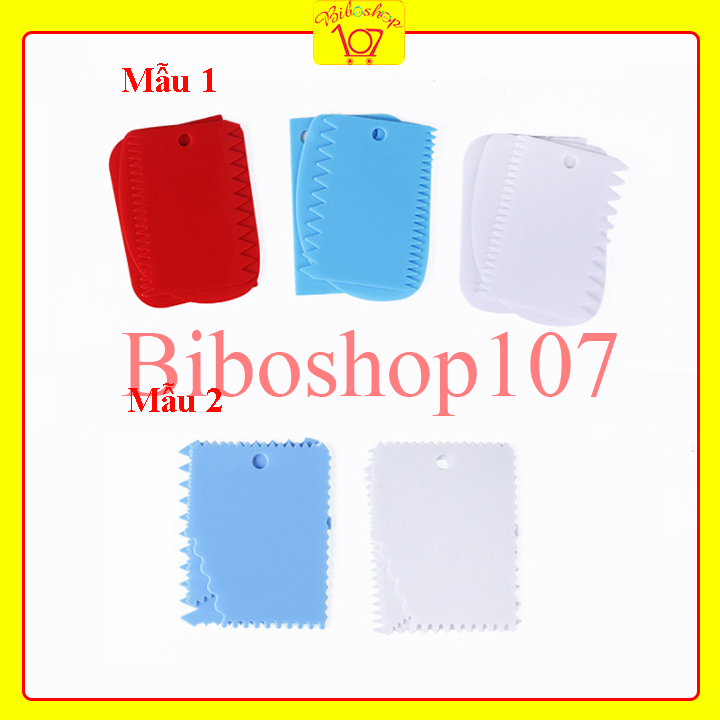 Bộ 3 miếng cắt, vét, tạo vân, chà láng bột đa năng