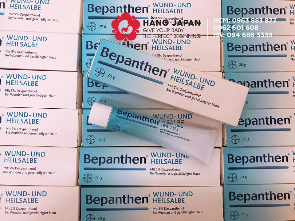 Kem chống hăm Bepanthen - Hàng Đức - tuýp 20g