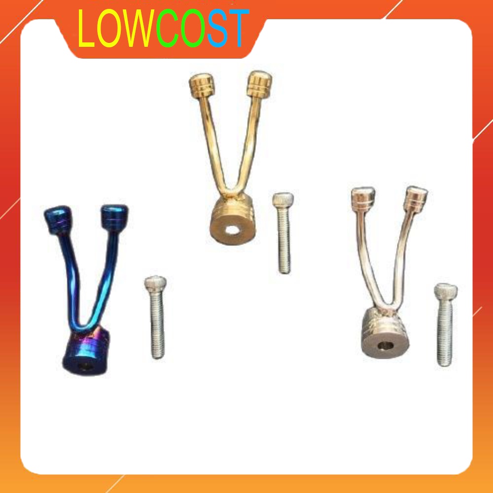 Móc Treo Đồ Xe Máy Chất Liệu Inox Kiểu Râu Kiến Dễ Thương