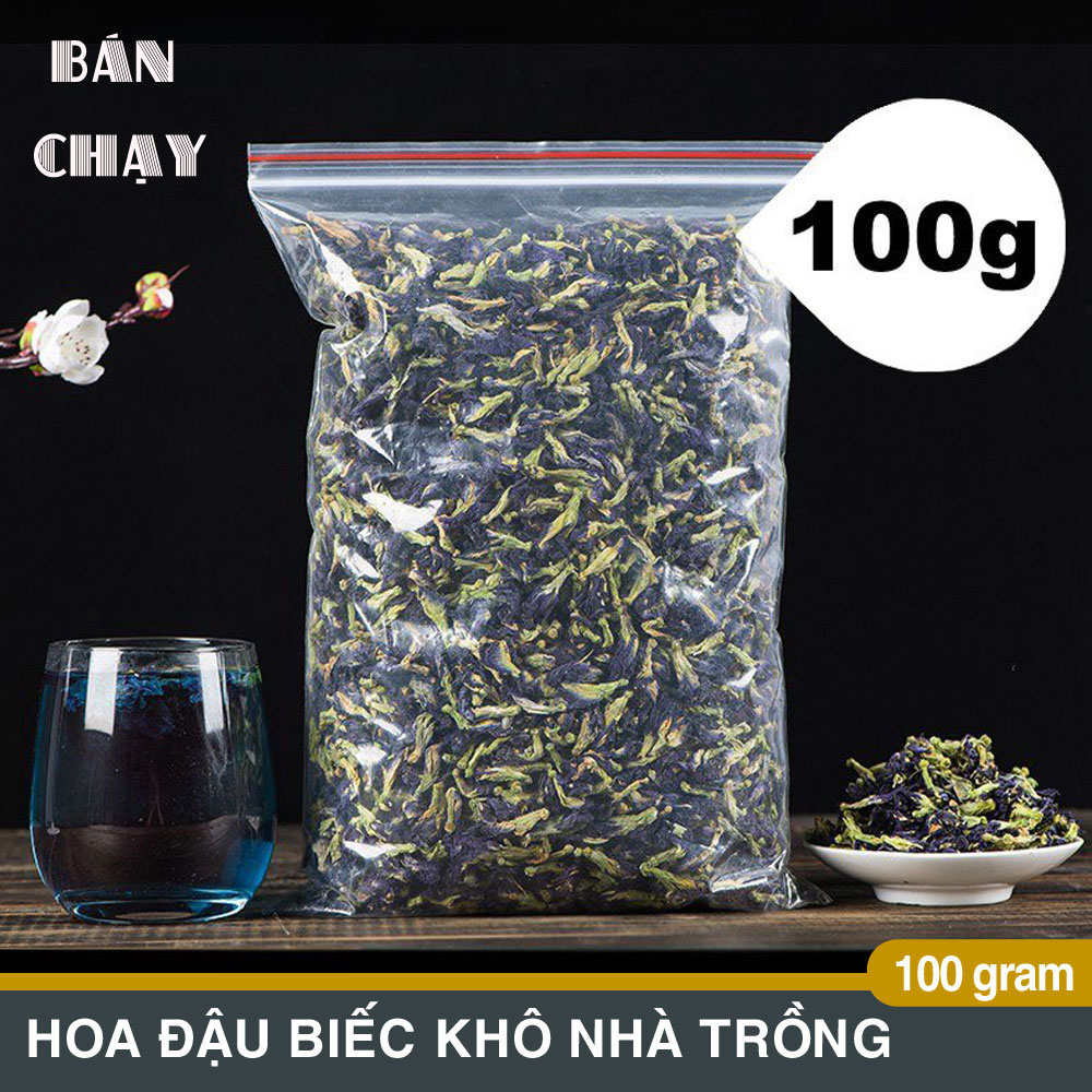 Hoa đậu biếc sấy khô nguyên bông 100gr