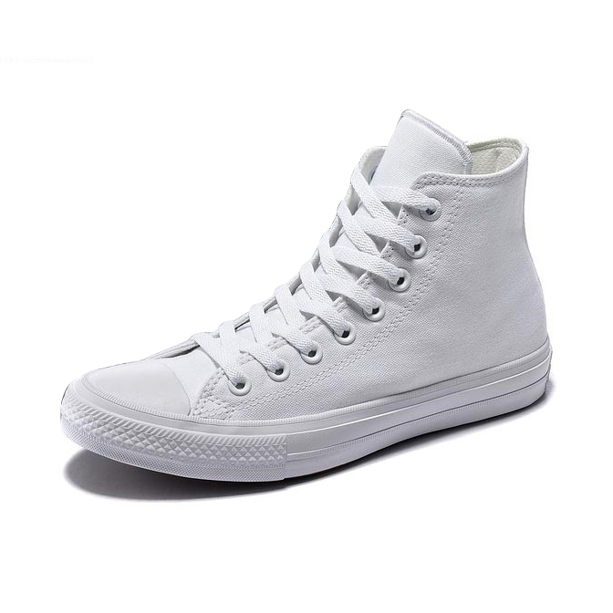 Giày sneaker cổ cao ckii nữ màu trắng