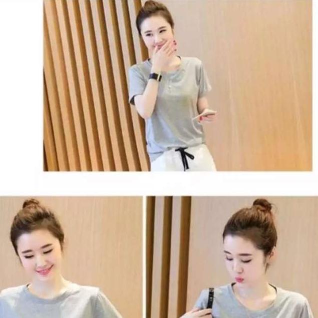 [HCM]áo thun trơn màu xám