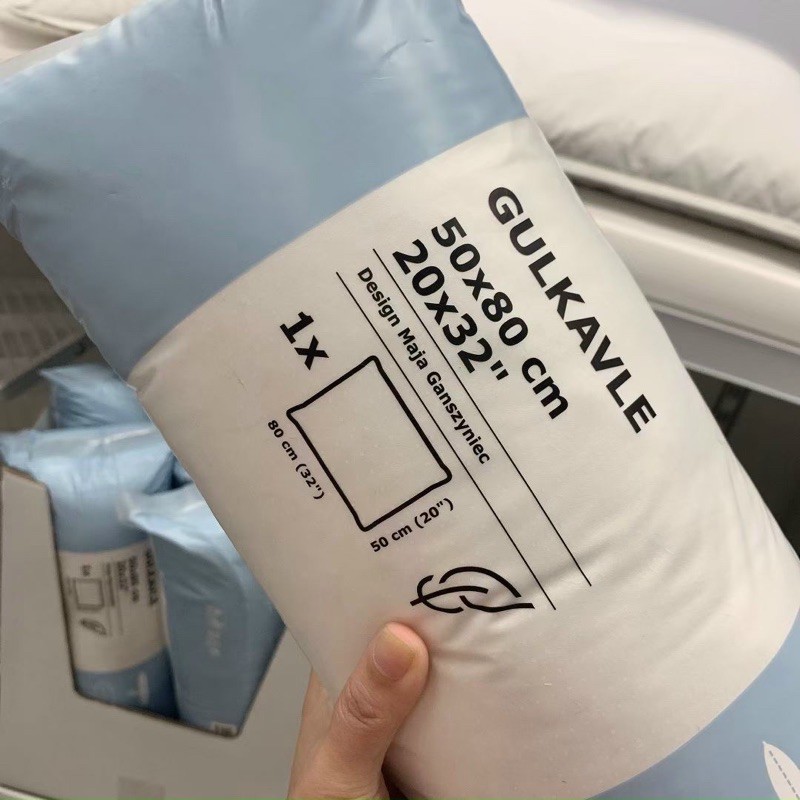 GỐI LÔNG VŨ NHÂN TẠO IKEA size 50x70cm