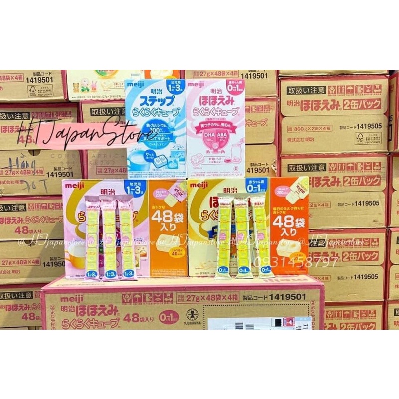 SỮA Meiji 0-1/1-3 LON 800gr [date mới nội địa Nhật]