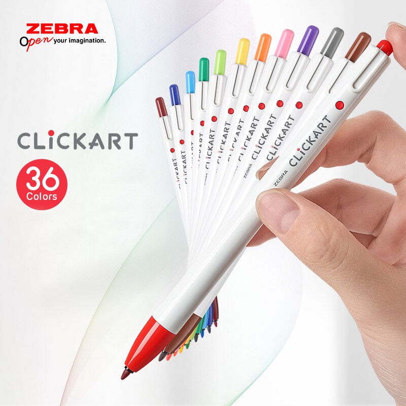 Bút Zebra click art Knock sign pen cỡ 0.6mm