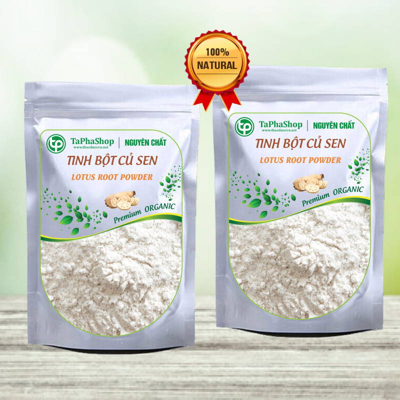 Tinh bột củ sen nguyên chất 500g Tấn Phát - (Thượng Hạng)