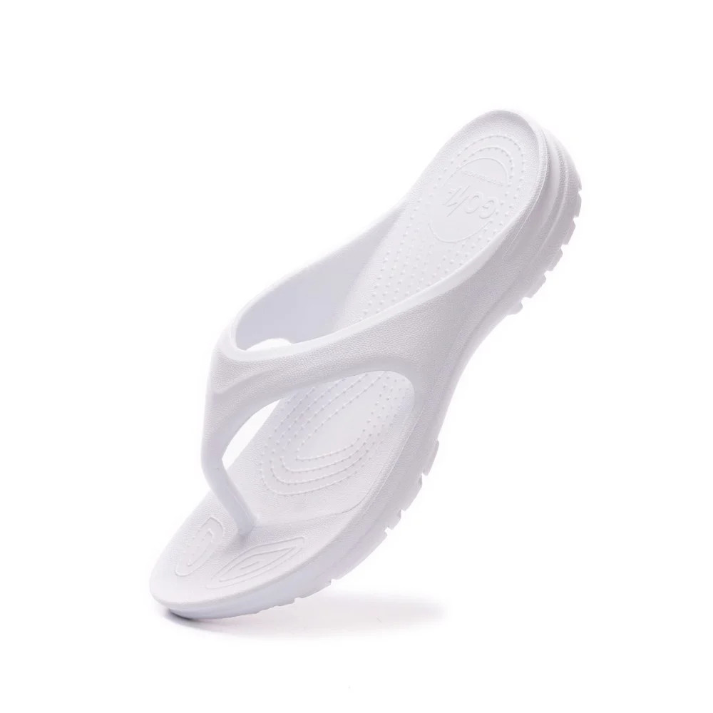Dép thể thao chạy bộ goya flip màu trắng - gf23