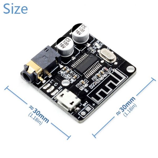 Mạch bluetooth 5.0 nguồn 5v micro USB - bt đen