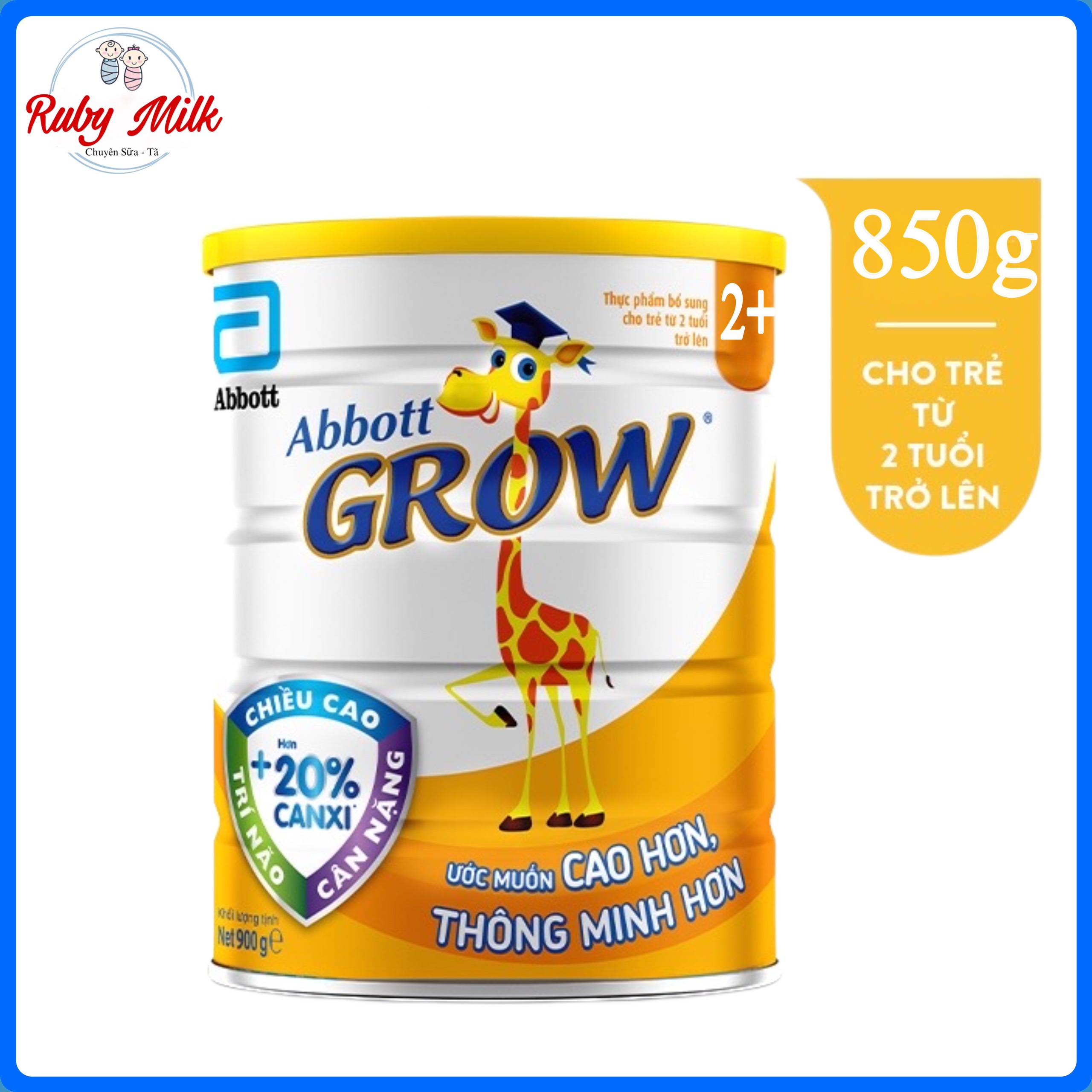 Abbott Grow 2+ Milk Can 800g (over 2 Years Old)