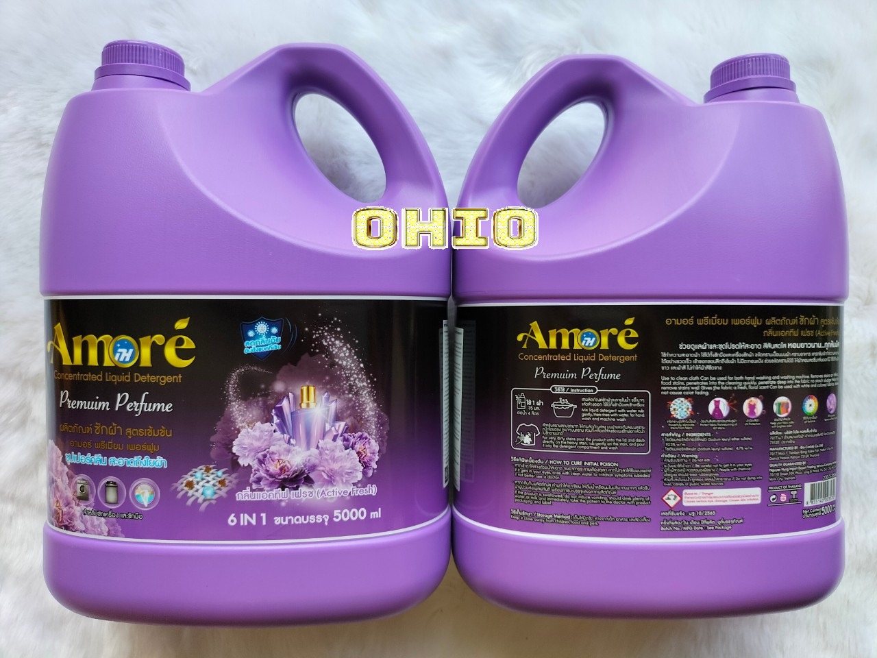 Nước giặt xã 6 in 1 Amore Thái lan