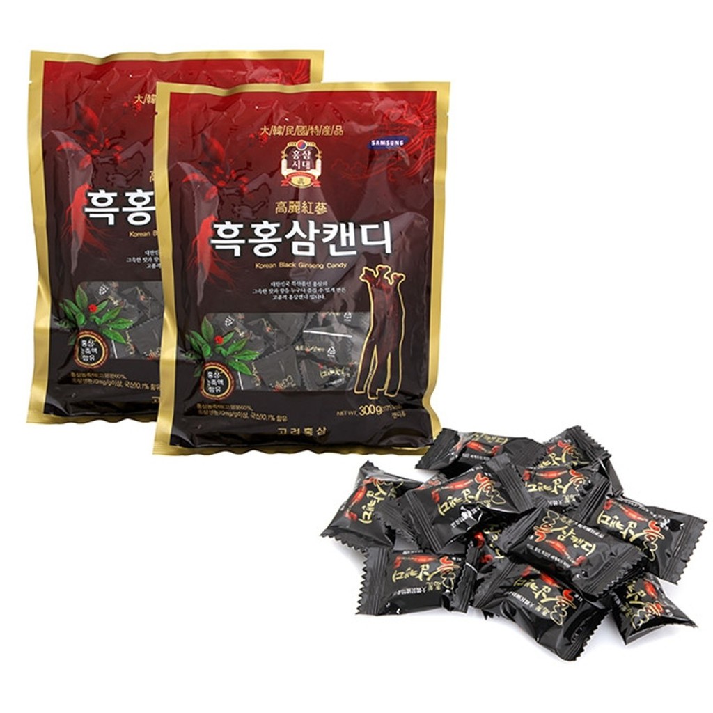 Bịch 300g kẹo sâm đen hàn quốc - date mới 12 tháng.