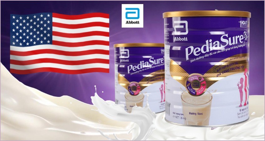 [HCM]Sữa PediaSure Hương Vani 1,6Kg (Date: 02/2024)