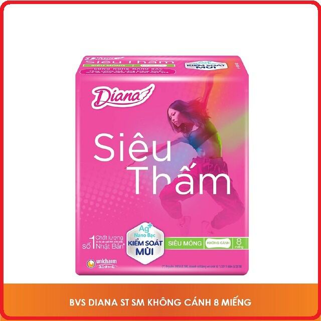 băng vệ sinh diana gói 8 miếng