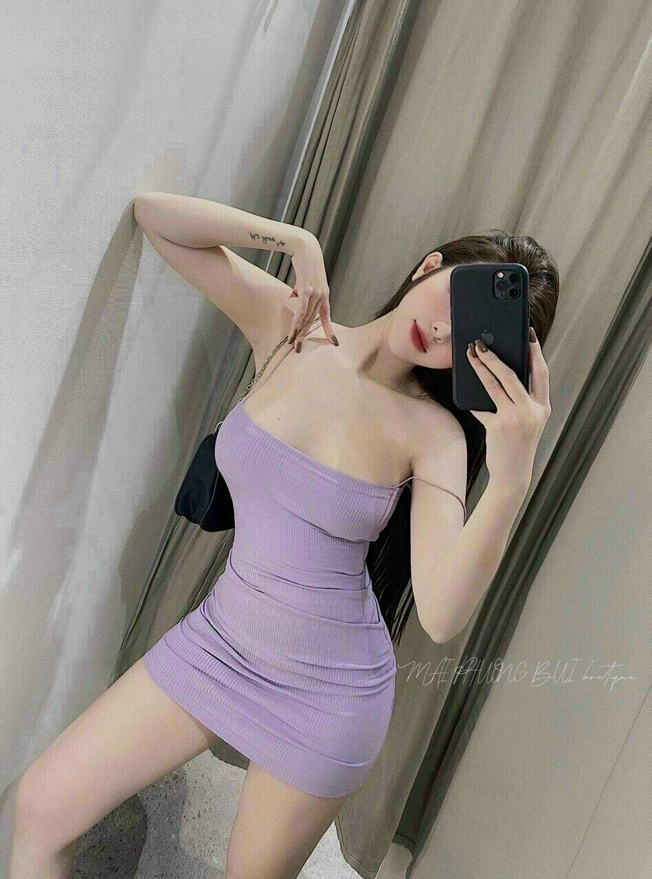 ĐẦm body 2 dây borip gợi cảm TTPK0018