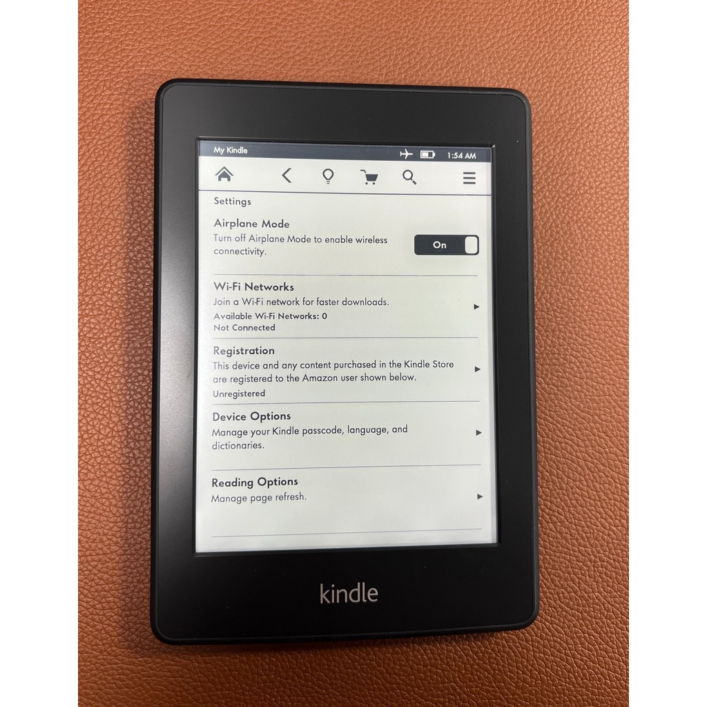 Máy Đọc Sách Điện Tử Amazon Kindle Paperwhite 1 Có Đèn Nền - Kindle PPW1