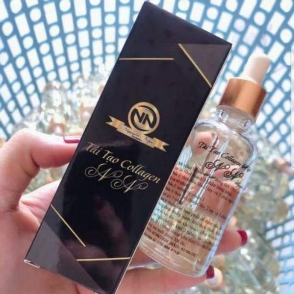 Combo 2 chai nước lột trắng da collagen có hộp