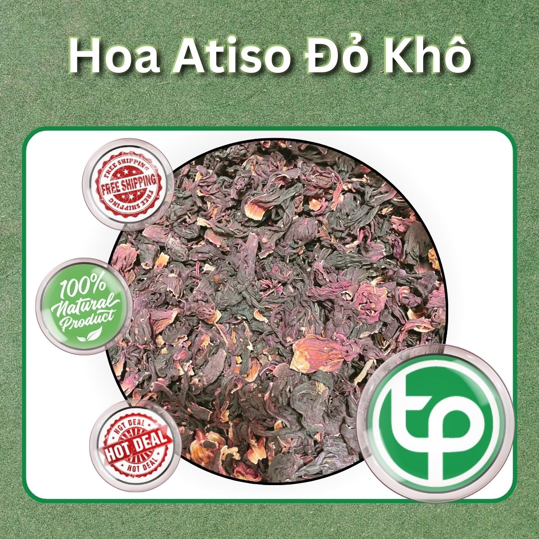 Trà hoa atiso đỏ 500g - Hàng sạch xanh chất lượng cao giá tốt nhất thị trường - Thảo Dược Tấn Phát