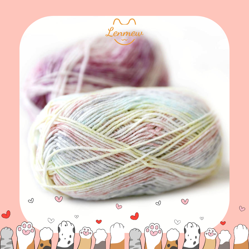 Len Baby Yarn chính hãng (cuộn 40g) (Bảng màu loang)