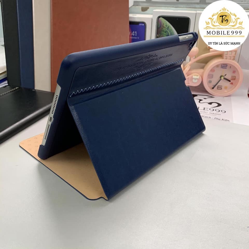 bao da kaku / Kuke cho ipad 2 ipad 3 ipad 4  tích hợp chân đế, từ tính tắt mở cảm ứng máy giá rẻ