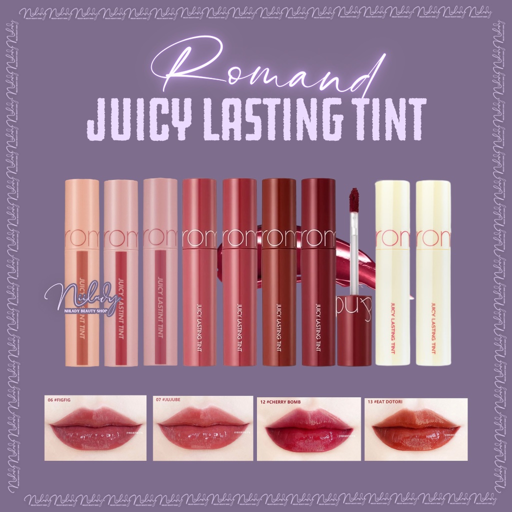 (Màu 06 - 39) Son Romand Juicy Lasting Tint (JUICY)