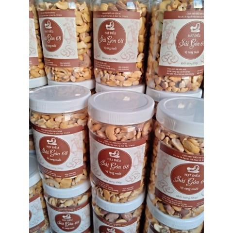 1KG HẠT ĐIỀU RANG MUỐI BỂ ĐÔI GIÒN BÉO BÙI