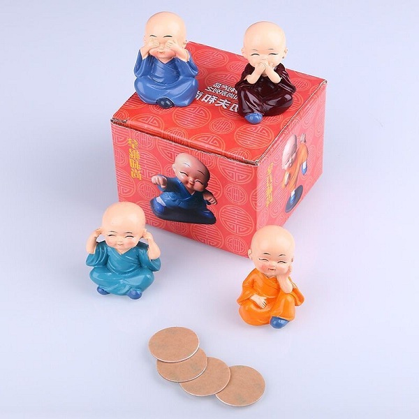 Bộ tượng chú tiểu 4 điều không