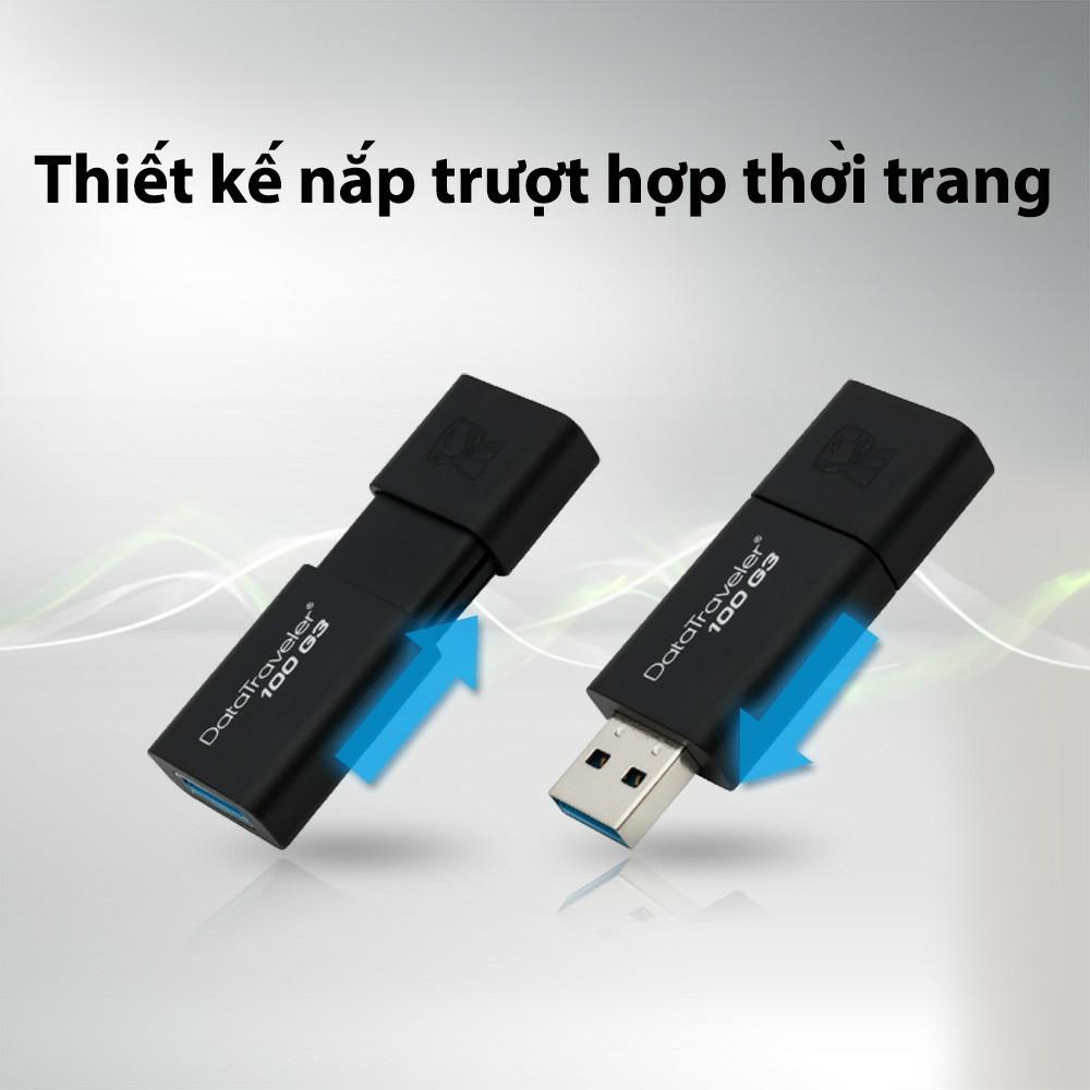 USB KINGTON DATATRAVELER 16G 3.0(Đen)