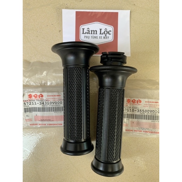 Bao tay ống ga / tay nắm trái viva sport stinger suzuki chính hãng
