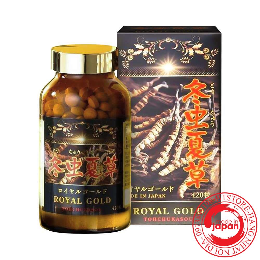 Đông trùng hạ thảo Tohchukasou Royal Gold 420 viên Nhật Bản