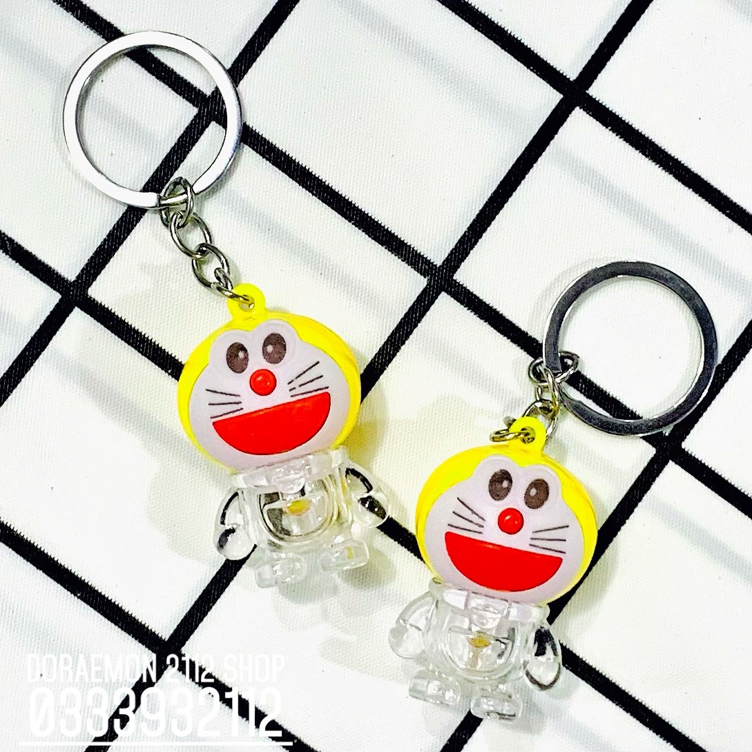 Móc khoá có đèn Doraemon