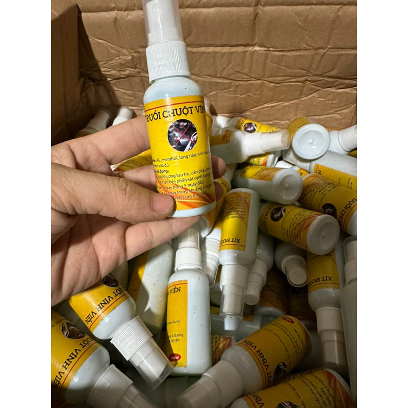Xịt chuột, xịt đuổi chuột vĩnh viễn lọ 100ml