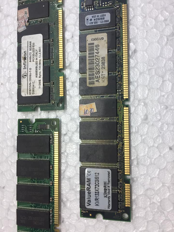 Ram SDRam Máy tính để bàn 512Mb PC 100 PC 133