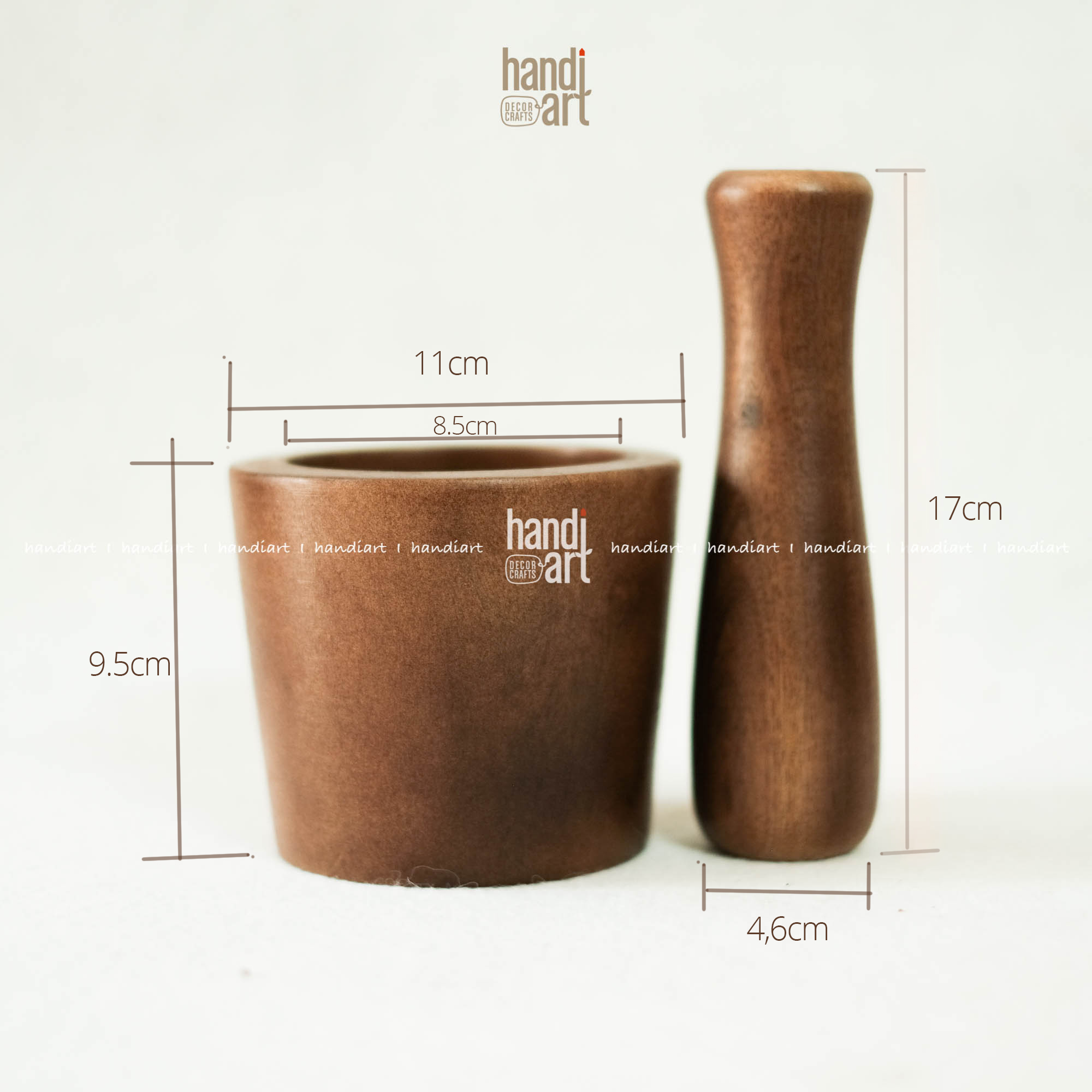 Bộ cối chày gỗ, Cối chày gỗ mẫu mới