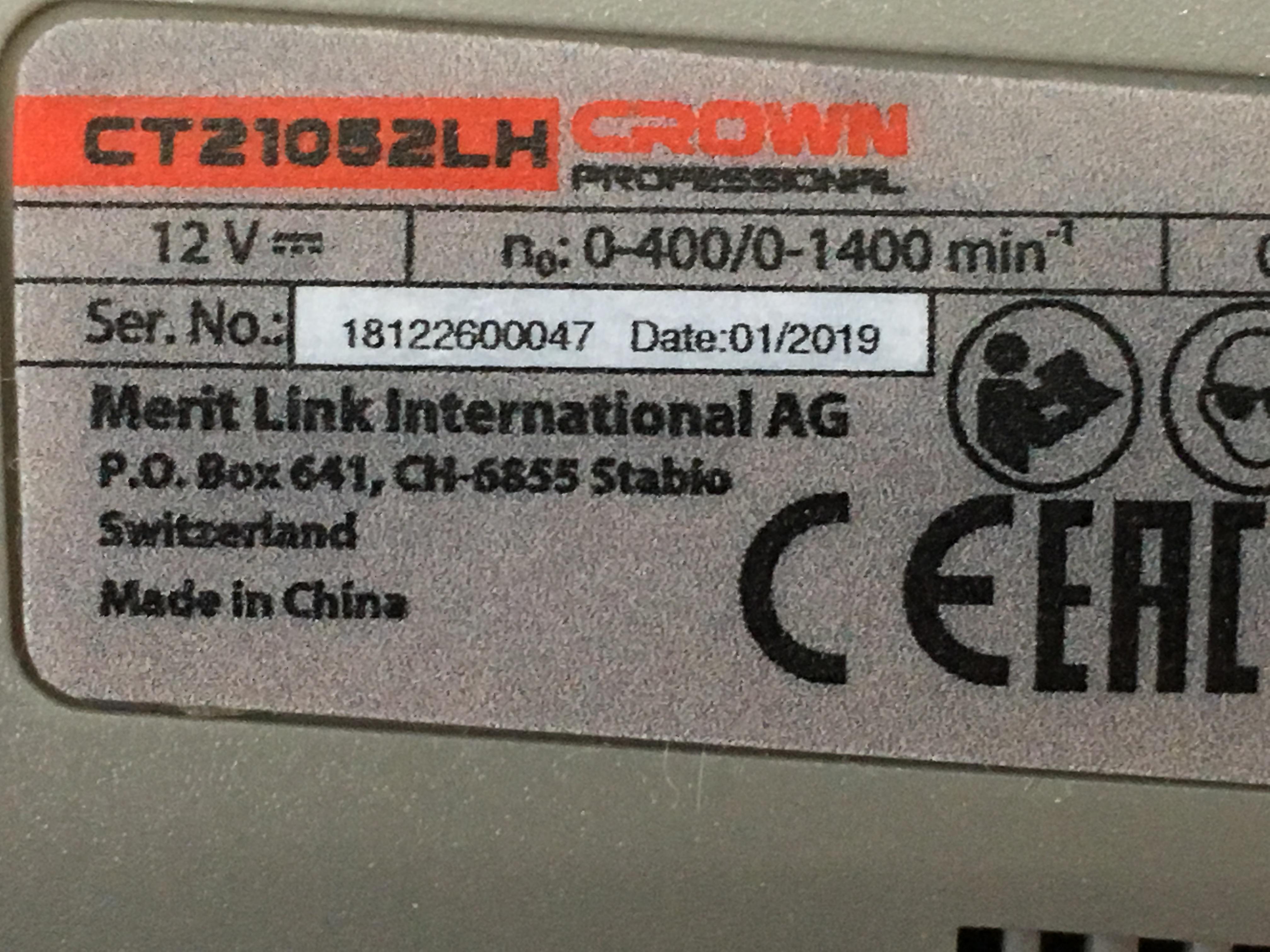 Máy khoan Pin Crown CT21052LH -1.5 BMC