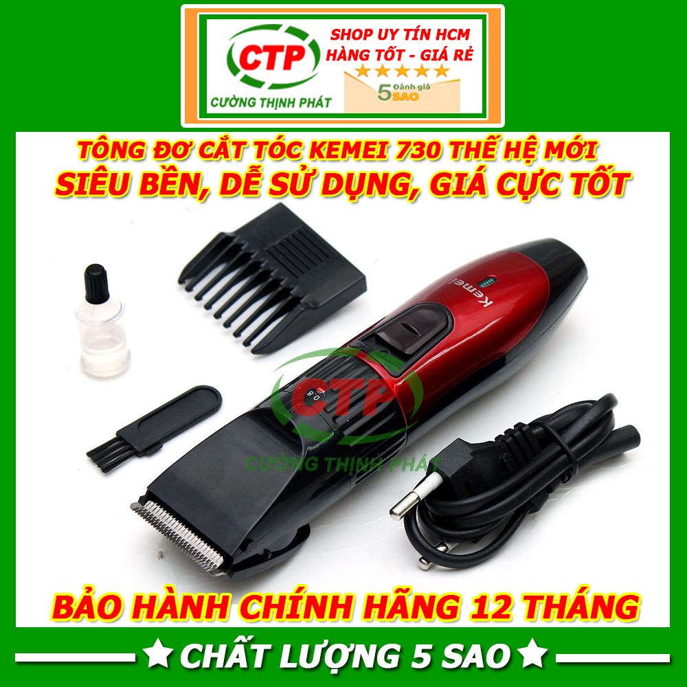 Tông Đơ Cắt Tóc Cho Bé Cắt Lông Chó Mèo KEMEI 730