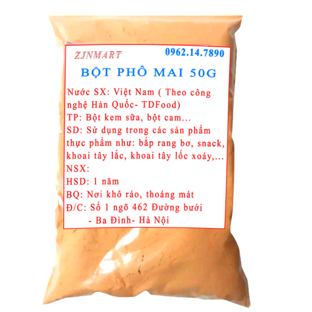 Bột phô mai Hàn Quốc Loại mịn khô 50g