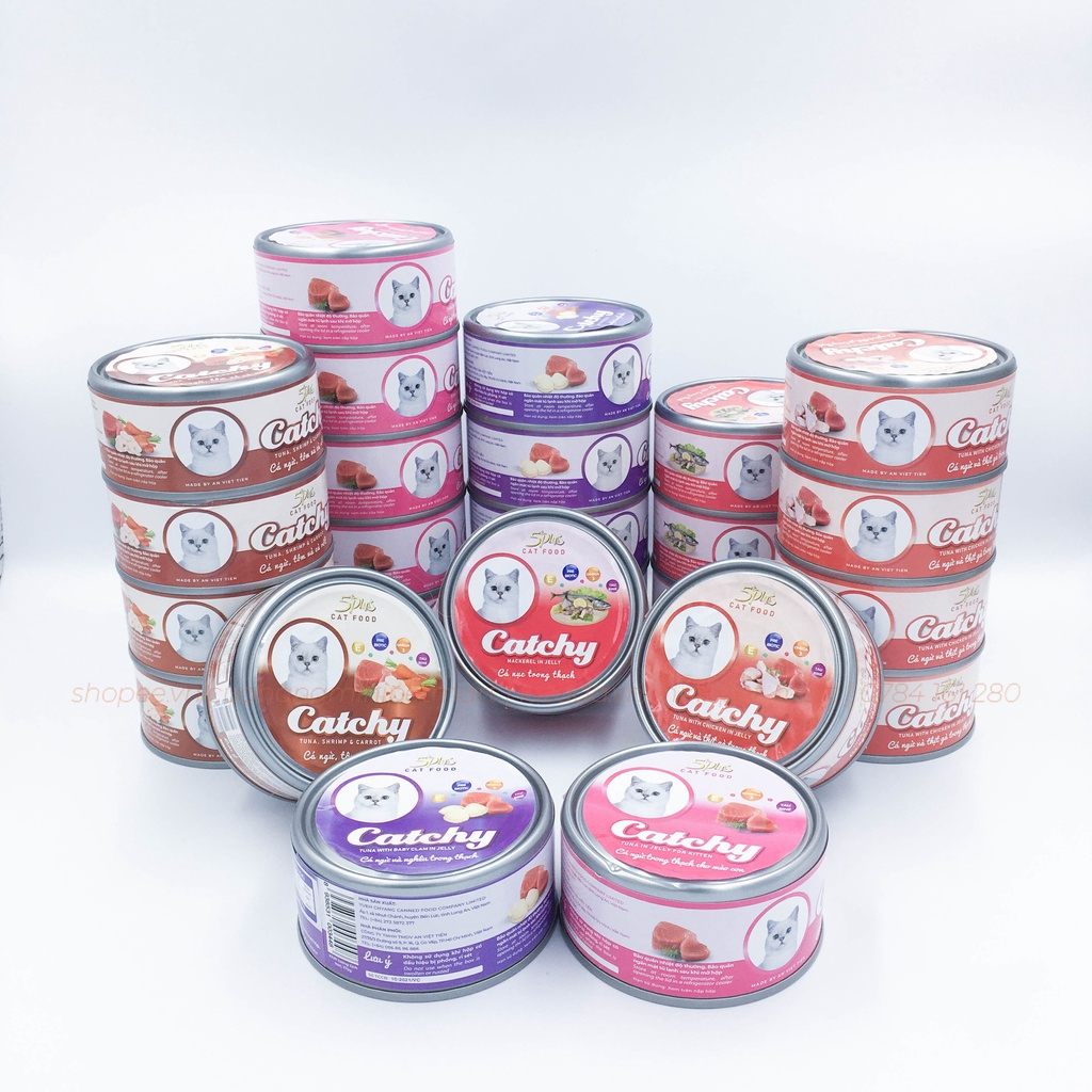 Pate Cho Mèo Catchy 5Plus Catchy 170g