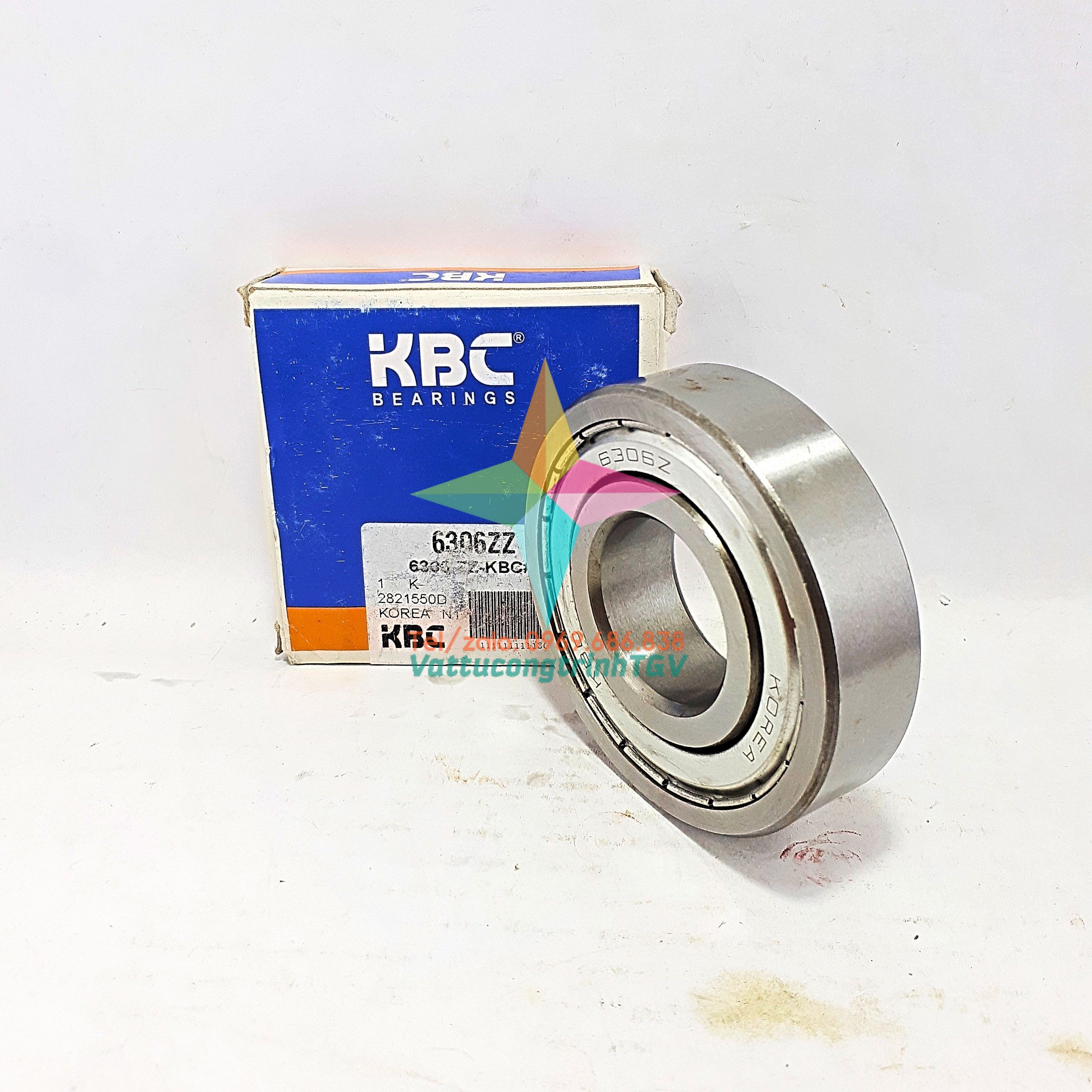 Vòng bi máy giặt 6306ZZ( KT 72mm x 30mm x 19mm)