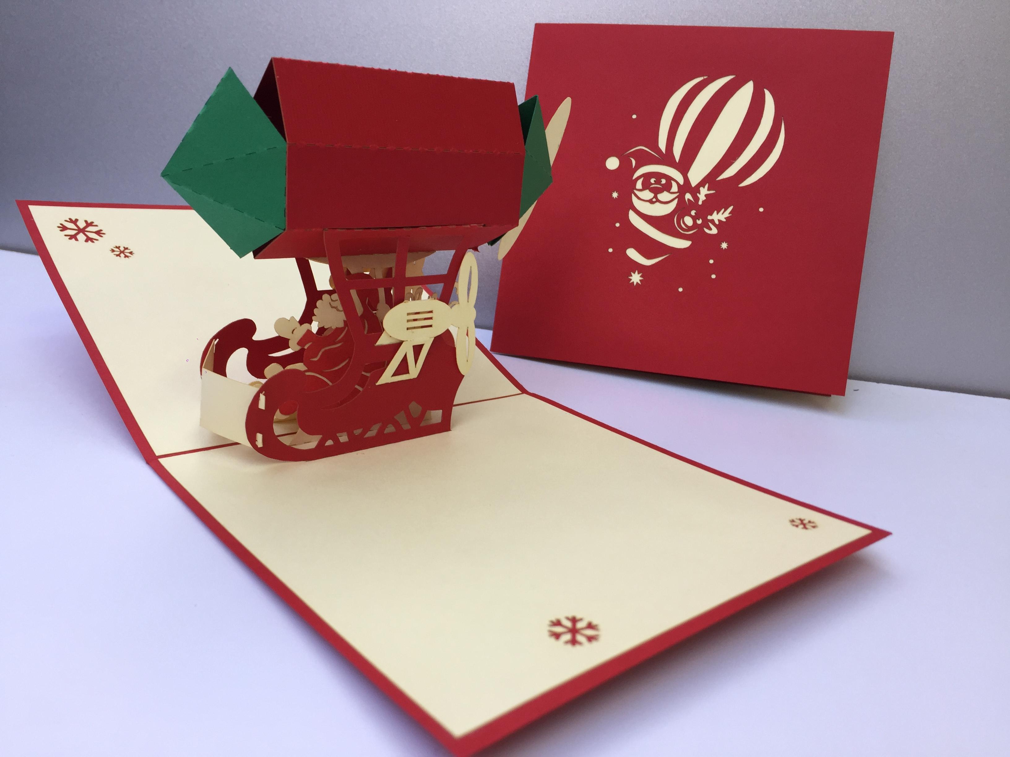 Santa 10 - Noel - 3D Card