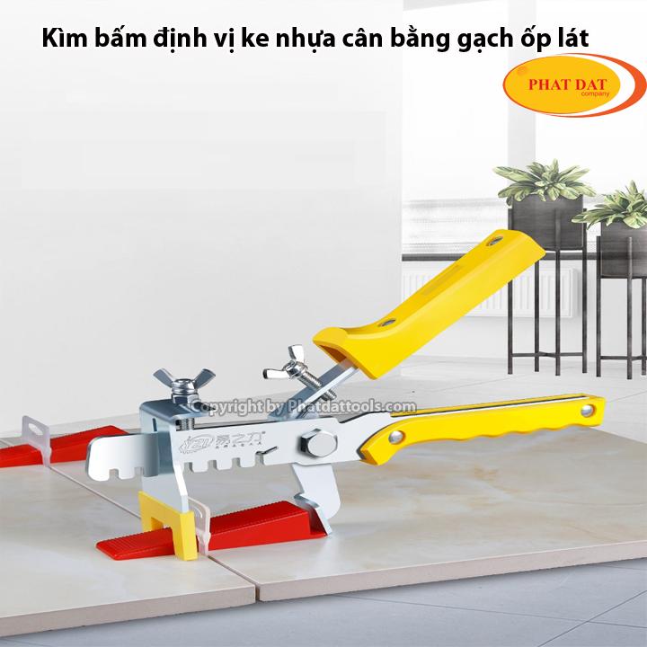 Túi 100 Ke Nêm Cân Bằng Gạch Ốp Lát (Ke Màu Đỏ-Ke Tái Sử Dụng)